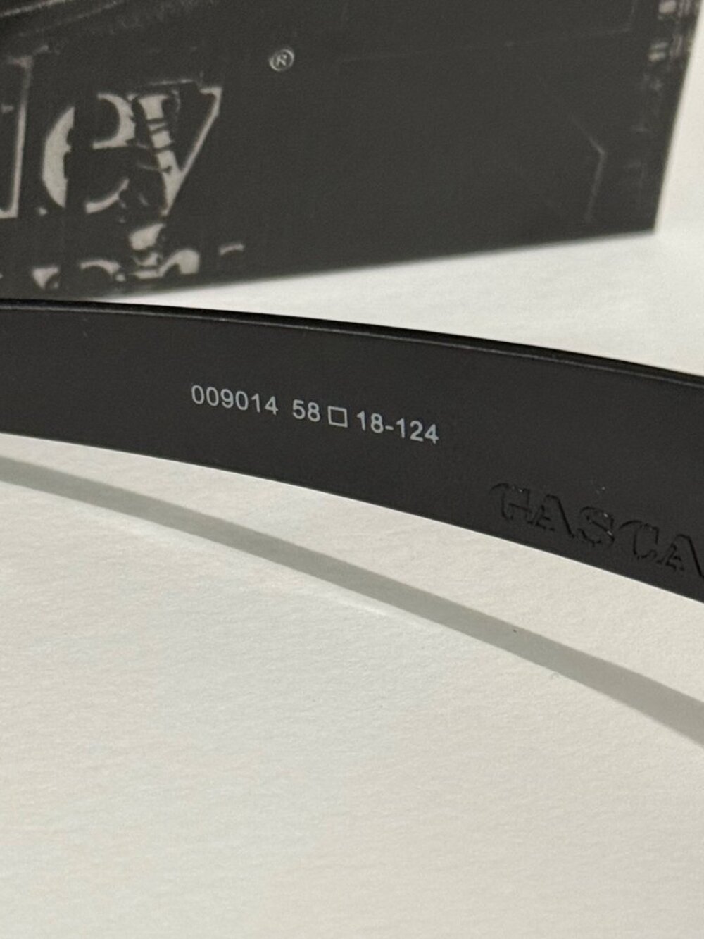 Oakley GASCAN Black Matte Frame OO9014 Chrome Iridium Lenses - Picture 7 of 7